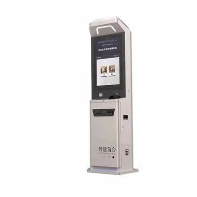 Chiosco self-service intelligente con touchscreen, ricevitore di cassa e scanner di codici a barre