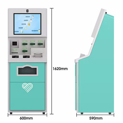 Chiosco Self-Ordering Versatile con Scanner 1D/2D Integrato e Lettore di Smart Card Contactless con Riconoscimento Vocale Opzionale