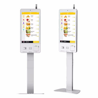 Sistema POS self-service touchscreen con luci LED supporta il riconoscimento facciale