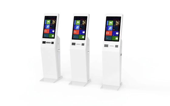 Sistema POS self-service con opzioni di pagamento multiple Scanner di codici a barre e luci a LED Chiosco touch screen