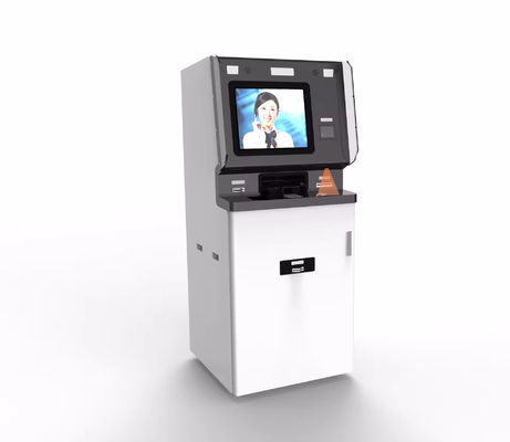 Chiosco Self Check-in Personalizzato con Fotocamera per Riconoscimento Facciale, Erogatore di Schede e Luci LED