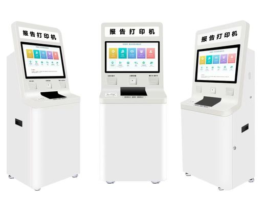 Chiosco self-service con software personalizzabile e touch screen metallico