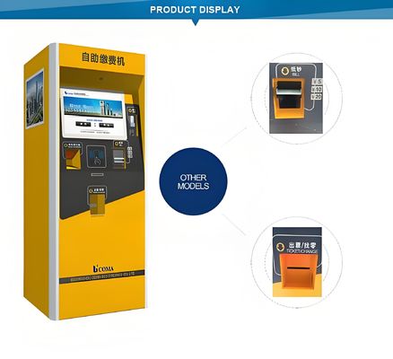 Chiosco di parcheggio self-service da 15 pollici con touch screen con bassa manutenzione e compatibilità per vari sistemi operativi