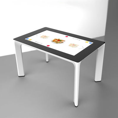 Tavolo touch screen interattivo multi-touch con gambe staccabili e full glass desktop Intel Core I5 CPU