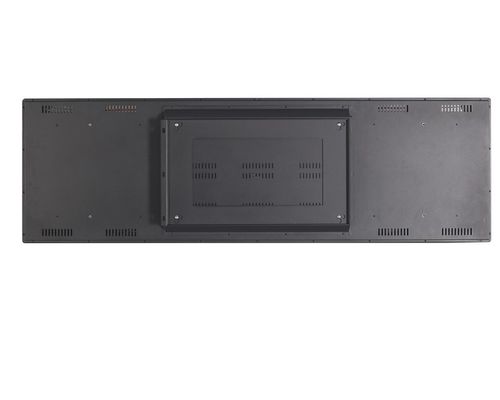 Display pubblicitario in metallo LCD con risoluzione 3840x1080 e rapporto d'aspetto 32:9 per digital signage ad alte prestazioni