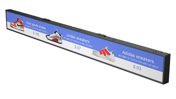 Display pubblicitario LCD da 47,1 pollici con angolo di visione di 178° e rapporto di contrasto 1000:1 per segnaletica digitale di grande impatto