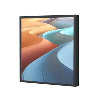 Display pubblicitario LCD in metallo da 33,2 pollici con rapporto schermo 1:1 per digital signage