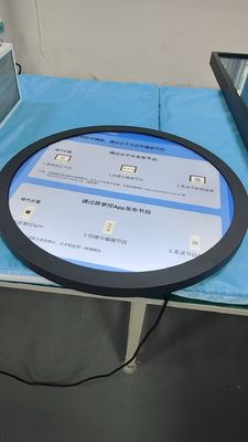 Display pubblicitario a schermo circolare Display Android rotondo