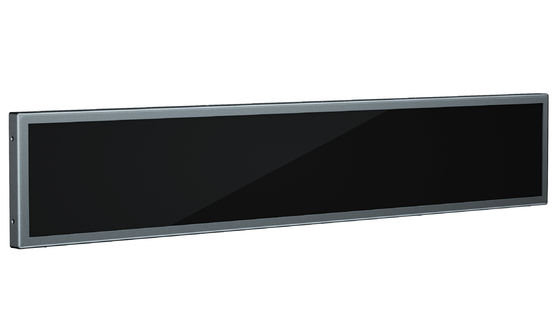 Chiosco digitale con touchscreen da 35,5 pollici estensibile, risoluzione 3840x1080 e sistema Android 10