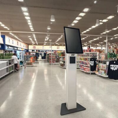 Chiosco Self-Ordering LCD da 32 pollici con stampante per ricevute e personalizzazione del menu per ristoranti