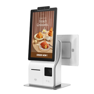 Estar Desktop 15.6"/21.5" Self Payment Kiosk con riconoscimento facciale e Intel Core I3/I5/I7 per l'ordine di fast food