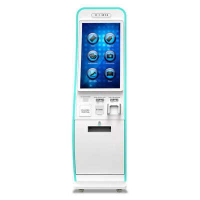 Chiosco Self Check-in con Monitor Touch da 21,5/32 pollici con sistema operativo Android/Windows e connettività WiFi/Ethernet/Bluetooth/3G/4G