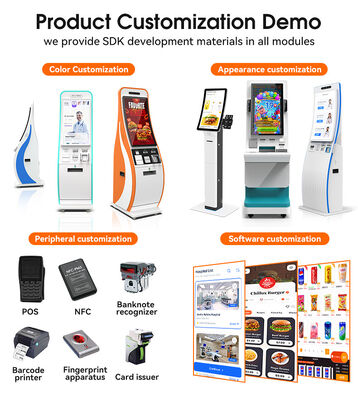 Chiosco Self Check-in con Monitor Touch da 21,5/32 pollici con sistema operativo Android/Windows e connettività WiFi/Ethernet/Bluetooth/3G/4G