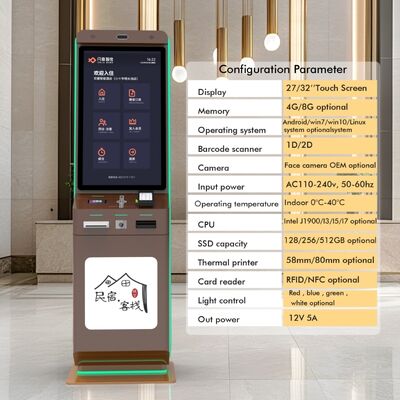 Chiosco per Self Check-In Hotel con Pagamento tramite Codice QR e Touch Screen per Servizio Autonomo da Terra