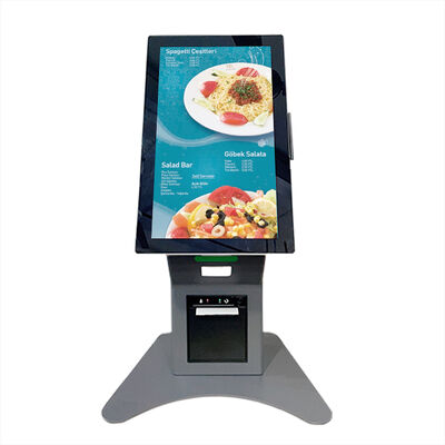 15.6 pollici Android OS Self Checkin Kiosk con riconoscimento facciale per il check-in/check-out nei negozi