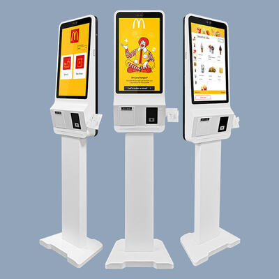 Chiosco Self-Ordering da Pavimento da 21,5/23,8/32 Pollici con SDK Android/Windows OS Chiosco di Pagamento Touch Screen per Supermercato