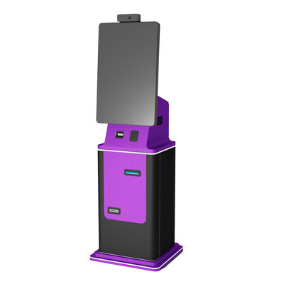 Chiosco di pagamento self-service con connettività Wi-Fi, stampante touchscreen e finitura rivestita in polvere RAL per il terminale di accesso pubblico