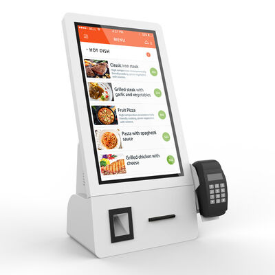 1920X1080 Risoluzione Cassa in metallo Pavimento Standing Touch Screen Chiosco self-service con Android OS