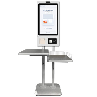 Chiosco Self-Service Capacitivo Touch da 24 pollici a 10 punti con installazione a pavimento per negozi senza personale