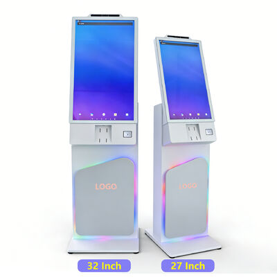 Chiosco self-service da 27/32 pollici con schermo tattile a terra con risoluzione 1920X1080 per l'auto-ordine e l'uso interattivo
