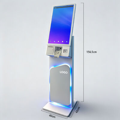 Chiosco self-service da 27/32 pollici con schermo tattile a terra con risoluzione 1920X1080 per l'auto-ordine e l'uso interattivo
