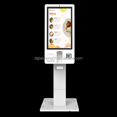 Chiosco touch screen a terra con risoluzione 2K/4K e durata di vita di 60.000 ore per applicazioni self service