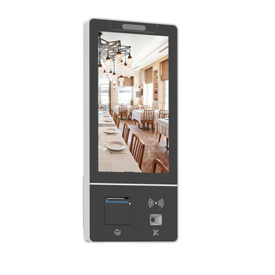 Chiosco self-service con risoluzione 1920x1080 Intel Core I5 e montaggio a parete per un sistema di ordinazione efficiente