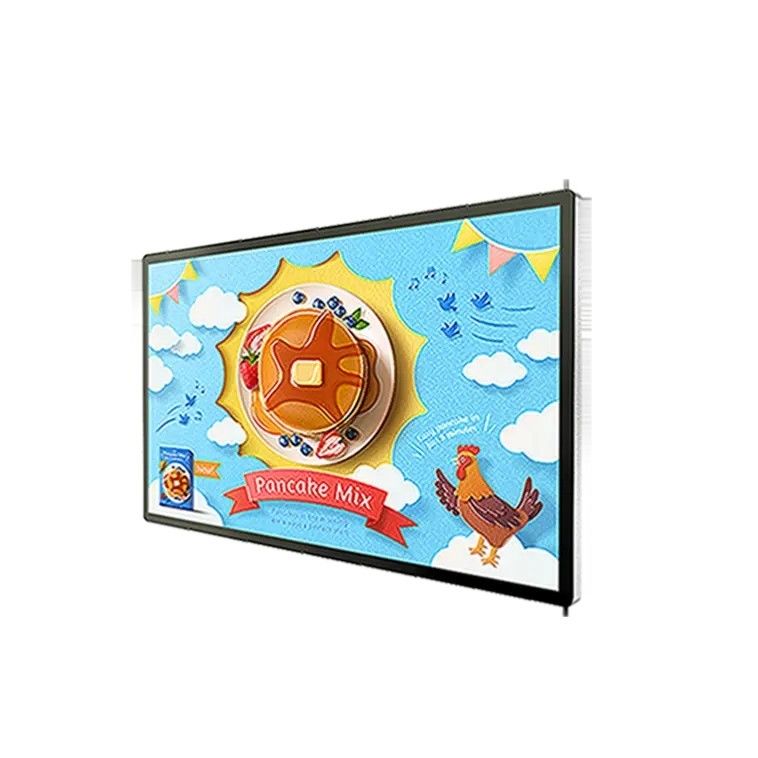 Display LCD pubblicitario ad alta luminosità da 125W con contrasto 3000:1 per segnaletica digitale