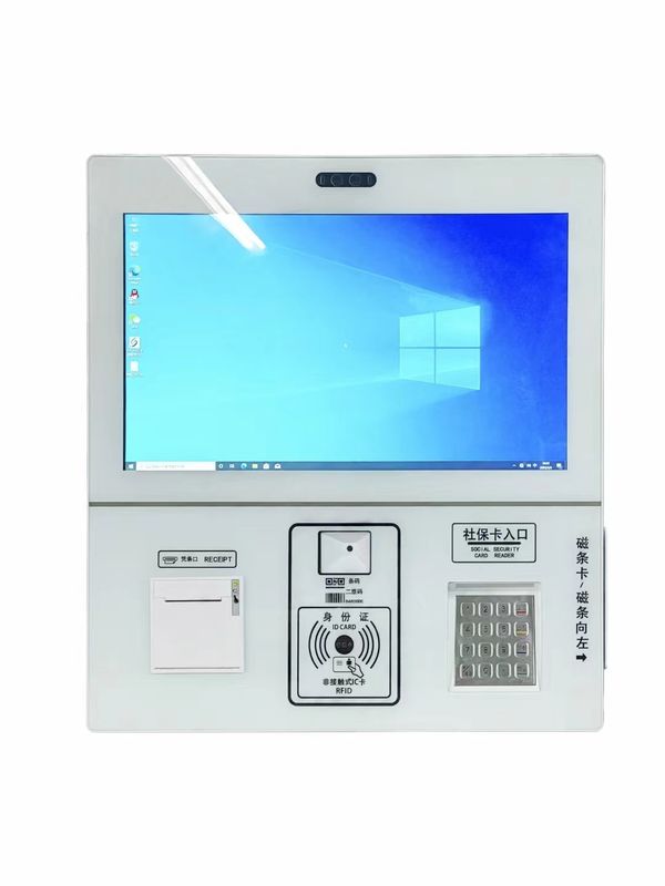 21Chiosco self-service con scanner QR per il check-in e il pagamento in ospedale