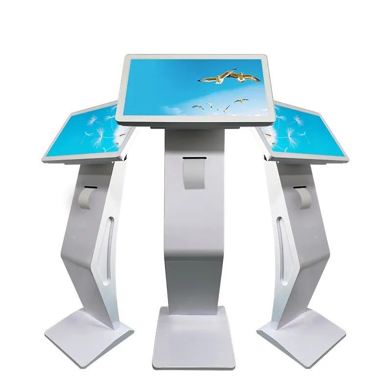 21Chiosco digitale touch screen da 5 pollici con stampante termica e scanner QR per autoservizio interattivo