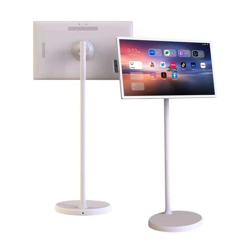 Android OS Smart Digital Kiosk Touch Screen Wireless Mobile incorporato con batteria da 32 pollici
