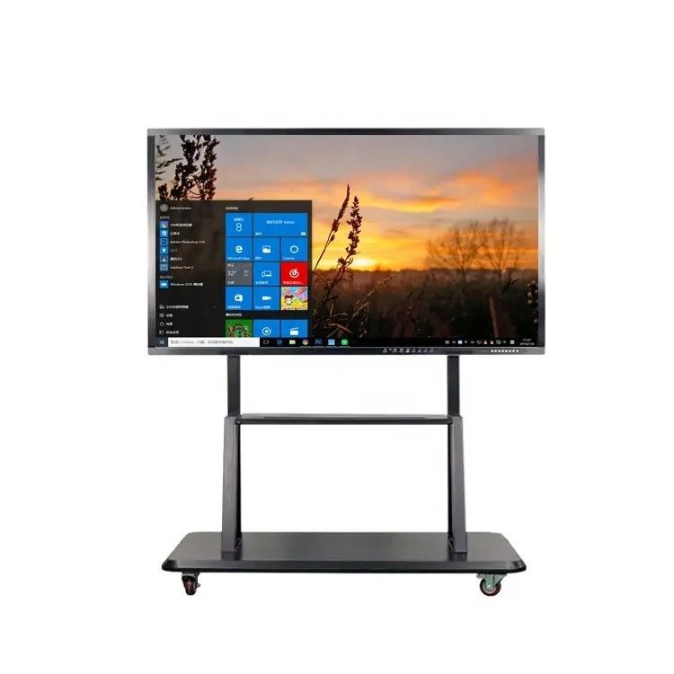55 pollici Smart Touch Screen Interattivo pannello piatto con rapporto di aspetto 16:9 e 10 punti di tocco