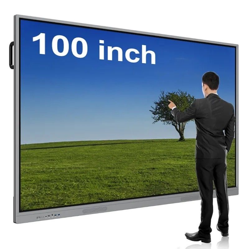 Monitor con schermo piatto interattivo da 100 pollici Full HD Multi-touch con lavagna digitale interattiva