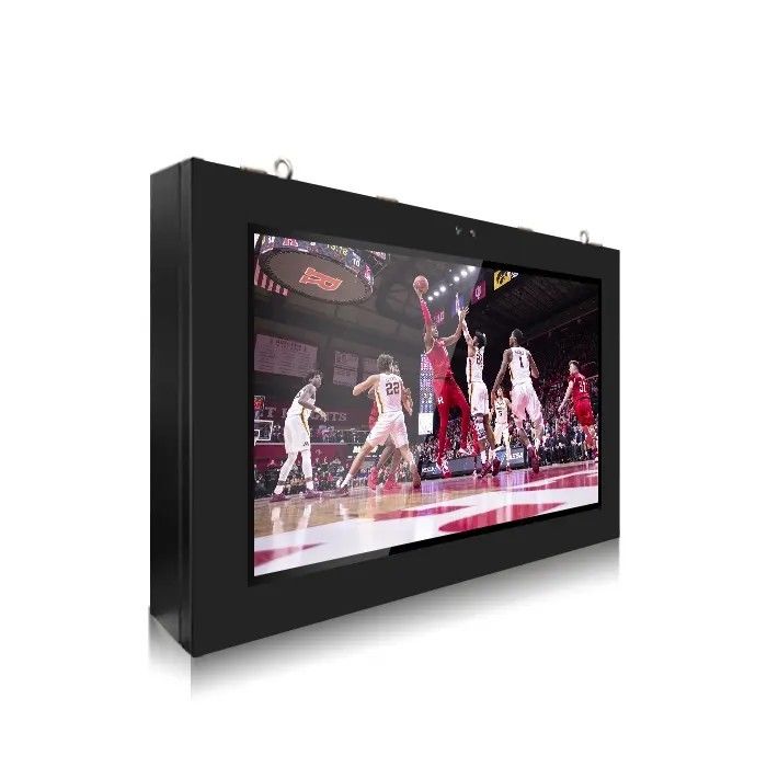 Display pubblicitario esterno a muro da 43 pollici con luminosità 2500cd/m2 e rete 4G Android