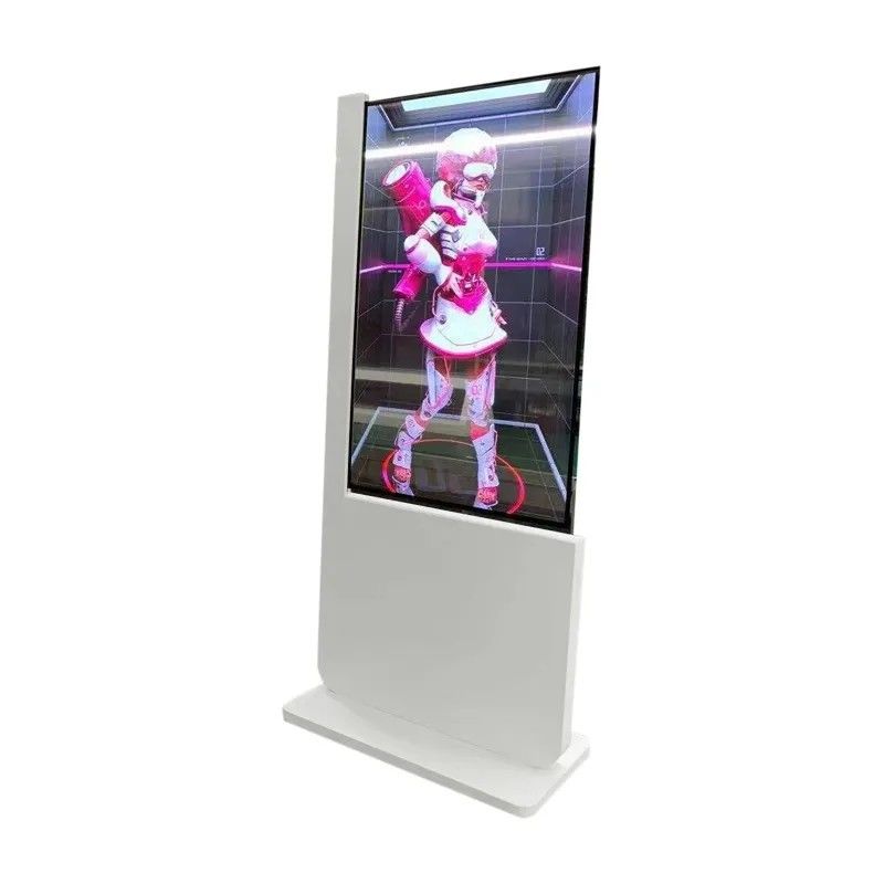 Vitrina LCD trasparente da 55 pollici con risoluzione 1920 x 1080 e display OLED a pianta