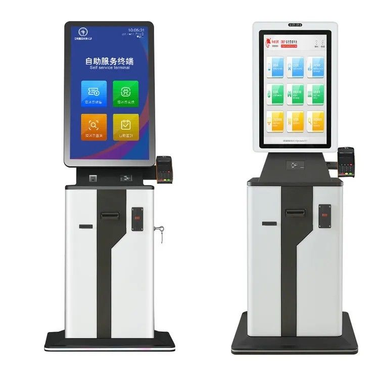 Touch Screen Hotel Self Check In Kiosk Parcheggio auto 32 pollici Pagamento Kiosk self-service