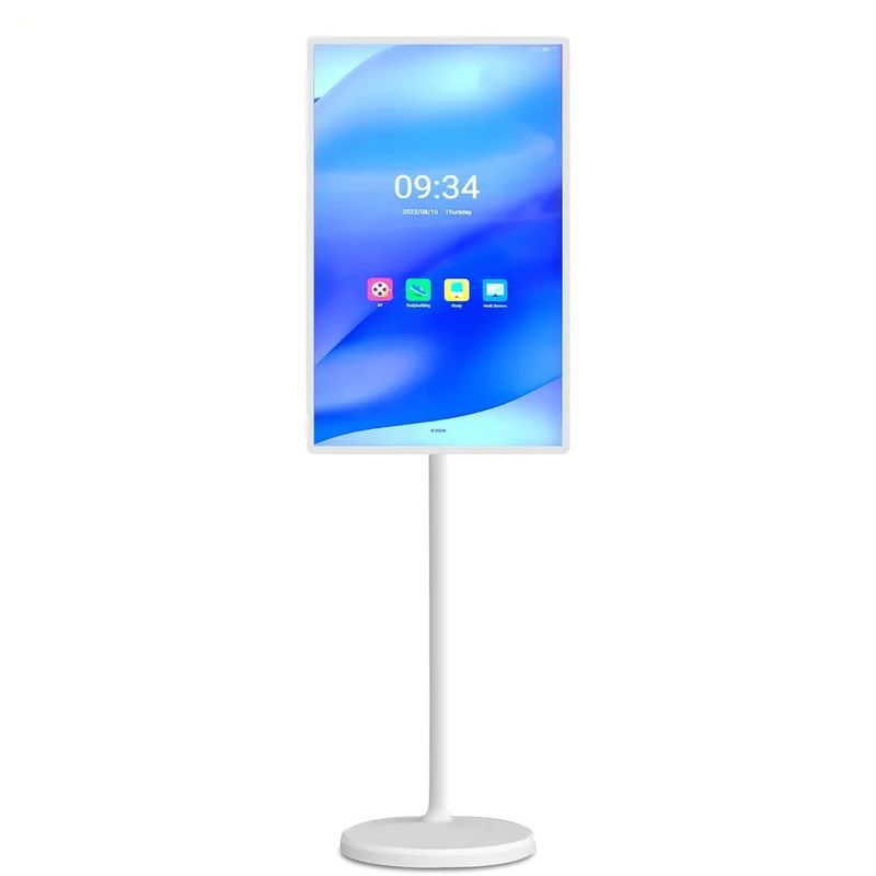 Chiosco digitale touch screen da 32 pollici con tastiera integrata e Windows 10 per display interattivi