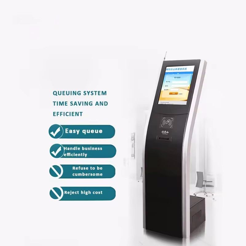 Windows 10 Touch Screen Digital Kiosk con schermo da 19 pollici e SSD da 128 GB per autoservizio interattivo