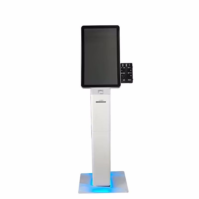 Chiosco digitale con touchscreen, processore Intel Core I3, archiviazione SSD da 128 GB e altoparlanti integrati