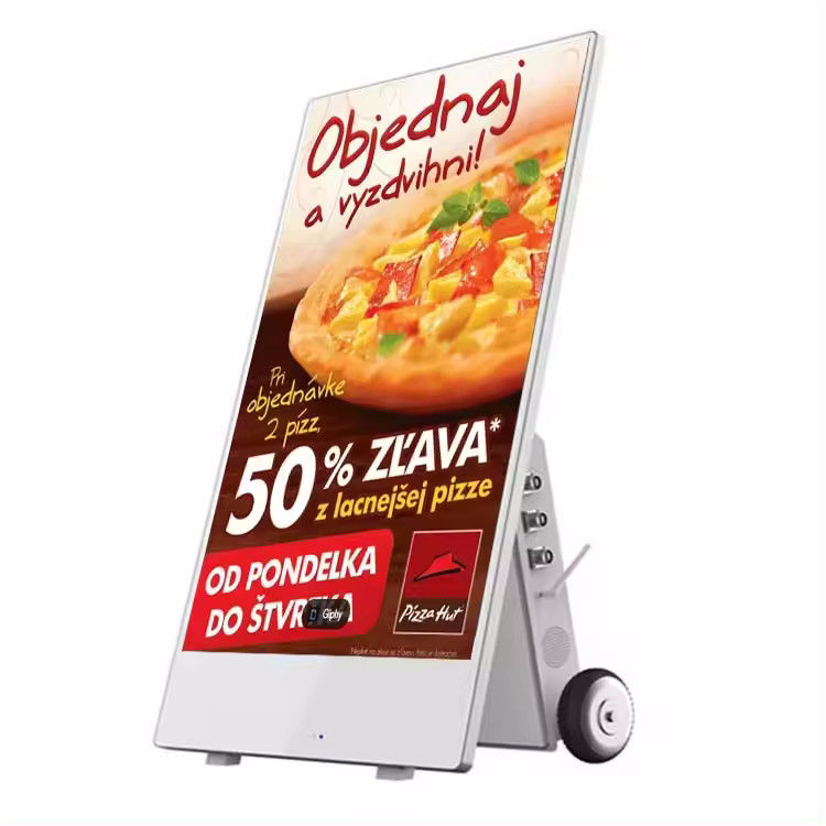 Display pubblicitario LCD da 43 pollici con risoluzione 1920x1080 e luminosità 450cd/m2 per segnaletica digitale ad alto impatto