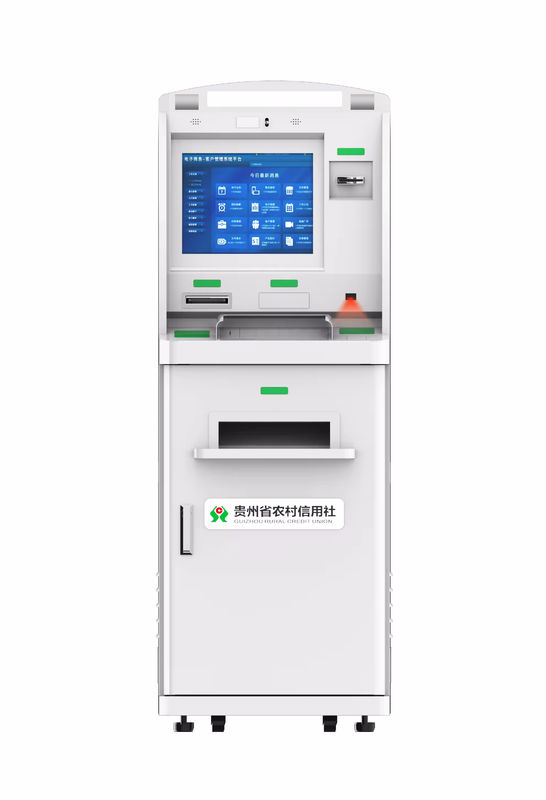 Bluetooth connettività touchscreen kiosk self-service con sistema operativo Windows 10 e sistema di emissione di schede di disordine