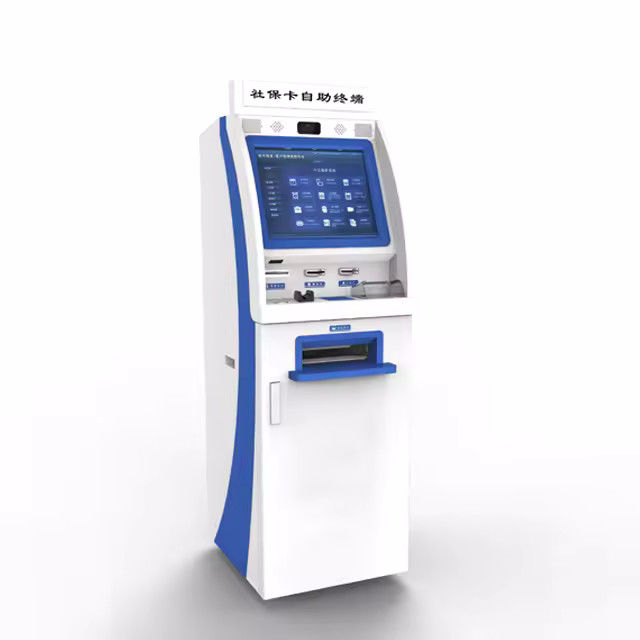 Chiosco di autocontrollo personalizzabile con riconoscimento facciale e schermo da 21,5/24/27/32 pollici per un servizio automatico efficiente