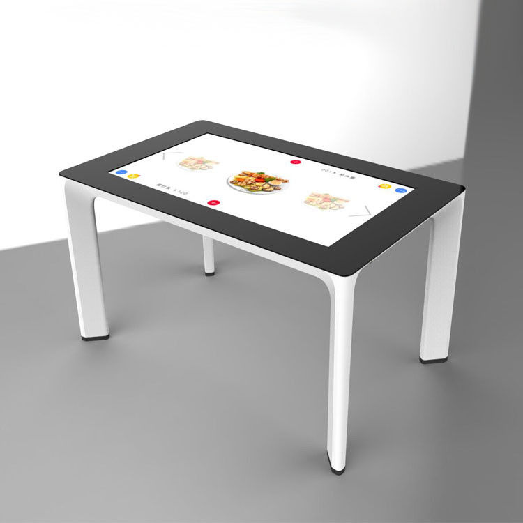 Tavolo touch screen interattivo multi-touch con gambe staccabili e full glass desktop Intel Core I5 CPU