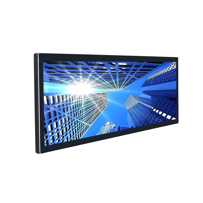 Monitor Touch Screen Strip con Risoluzione 3840 X 1080 e Ingressi HDMI, VGA, USB per Luminosità Personalizzata