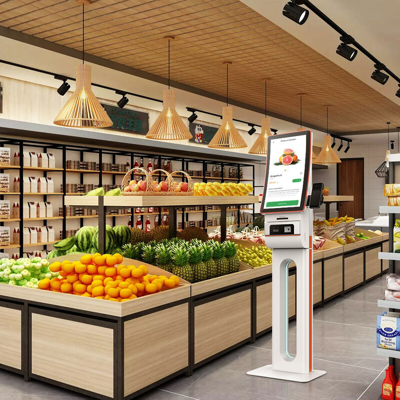 Chiosco Self Check-in Verticale da 23,6" con Risoluzione 1920x1080 e Software Opzionale Multi-OS