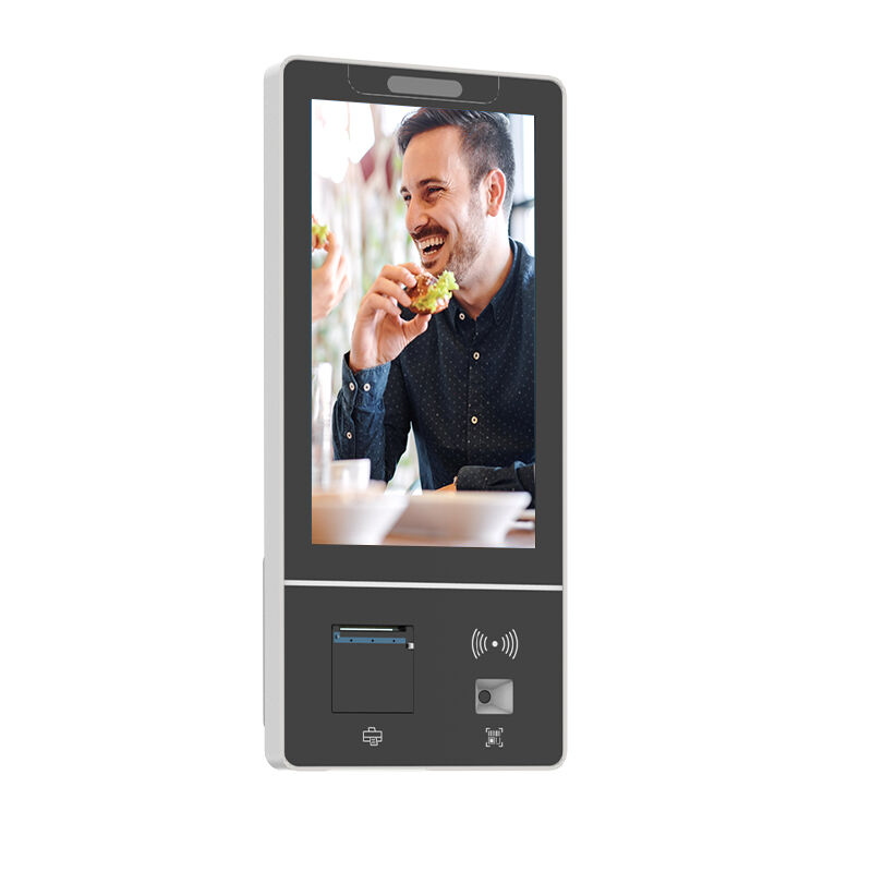 Chiosco Self-Ordering Capacitivo Touch Screen a 10 Punti con Risoluzione 1920x1080 e Montaggio a Parete