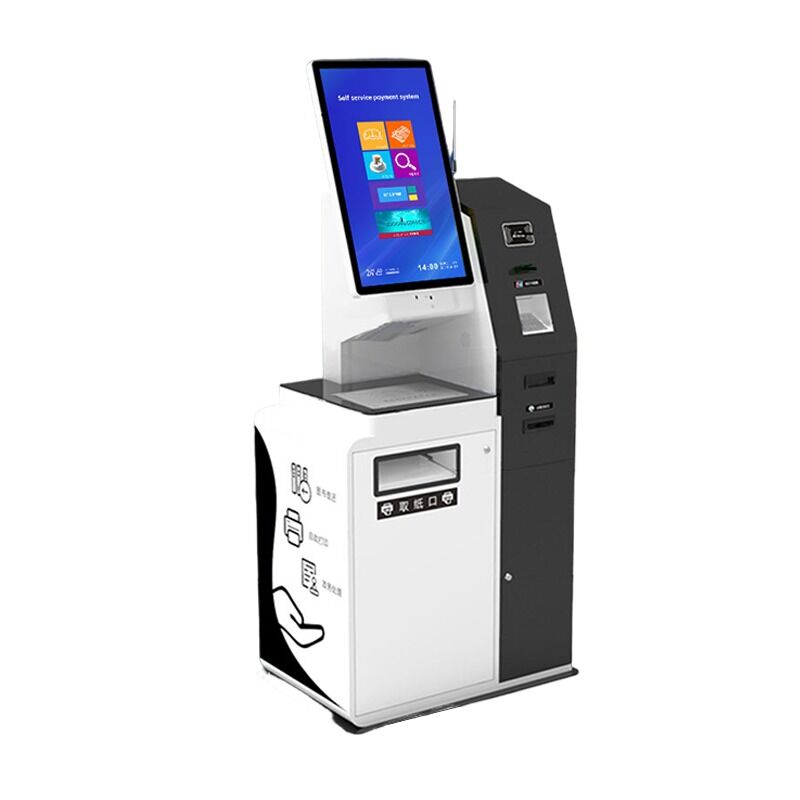 Chiosco self-service con schermo a tocco a 10 punti, colore personalizzato e montaggio a parete a terra