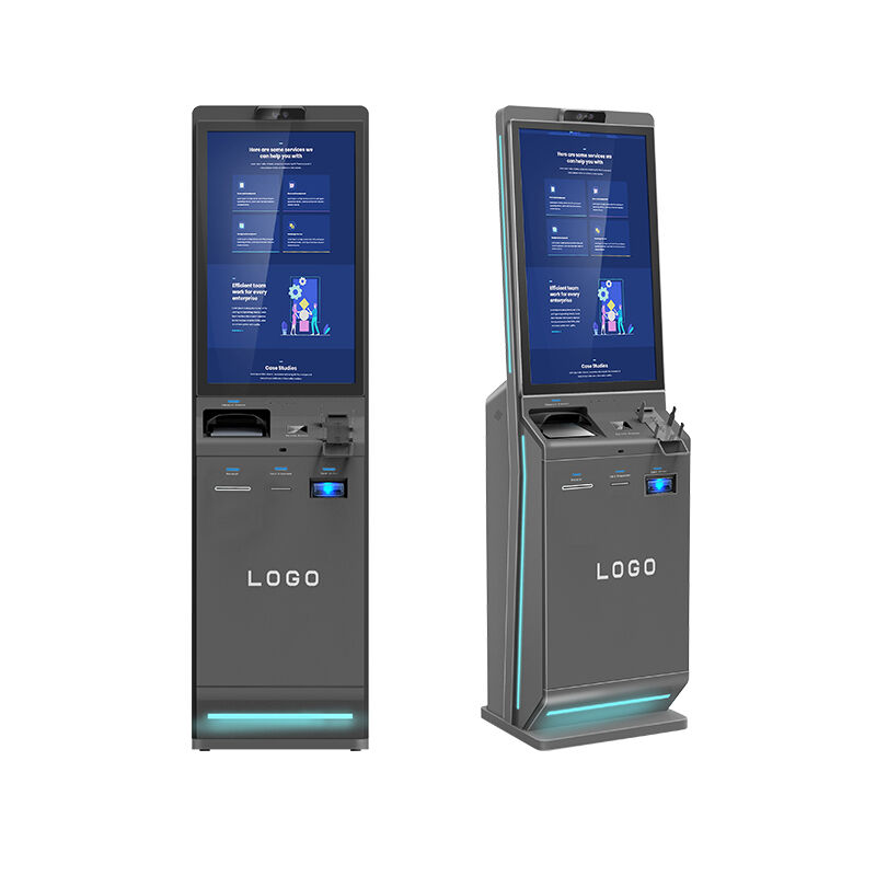 Chiosco self-service con touch screen capacitivo da 32 pollici con riconoscimento facciale e progettazione in piedi per il check-in in hotel