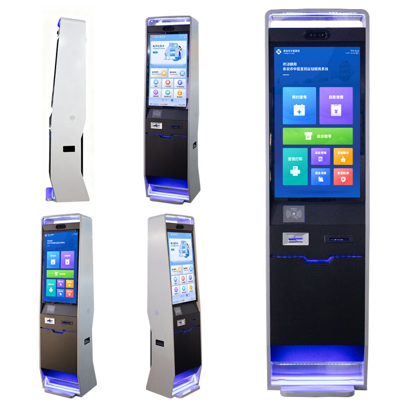 Self Checkin Kiosk with 1920X1080 Resolution Capacitive Touch 10 Point Screen and Intel Core I5 Processor